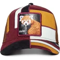 mehrfarbige-trucker-kappe-roter-panda-cute-dorbz-the-farm-patchwork-von-goorin-bros