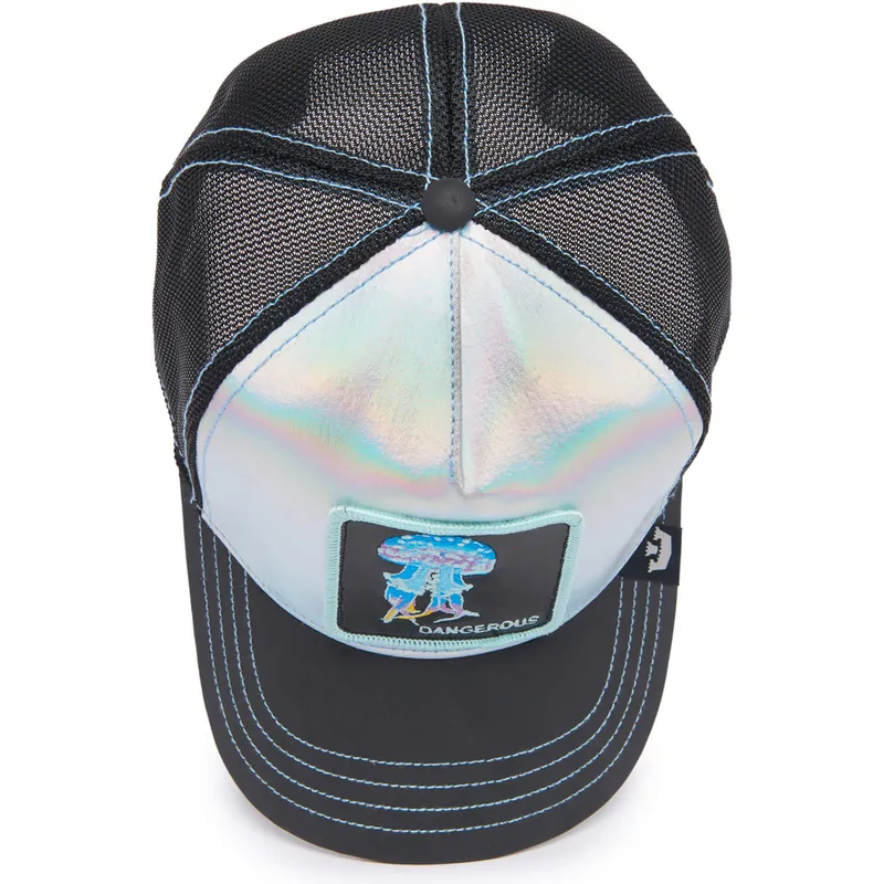 trucker-cap-grau-und-schwarz-medusa-dangerous-go-away-the-farm-deep-sea-von-goorin-bros