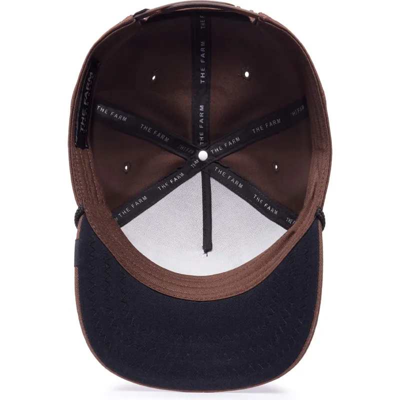 cepice-zaoblena-hneda-snapback-prick-porcupine-100-the-farm-all-over-canvas-the-farm-goorin-bros