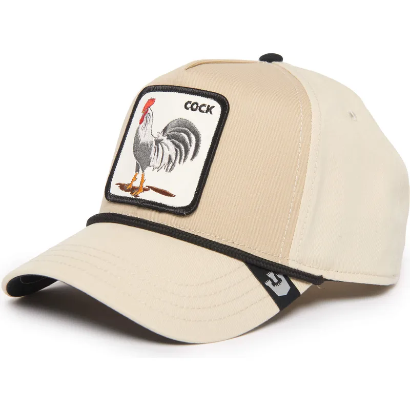 cepice-zaoblena-bezova-snapback-gallo-cock-rooster-100-the-farm-all-over-canvas-the-farm-de-goorin-bros