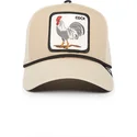 cepice-zaoblena-bezova-snapback-gallo-cock-rooster-100-the-farm-all-over-canvas-the-farm-de-goorin-bros