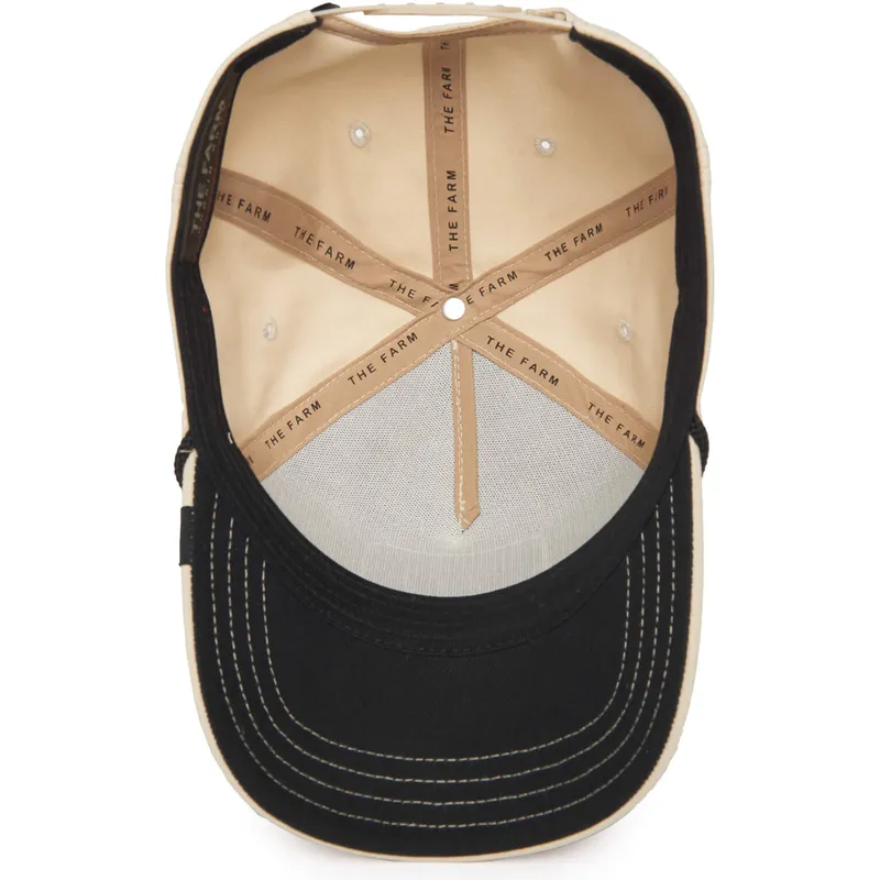 cepice-zaoblena-bezova-snapback-gallo-cock-rooster-100-the-farm-all-over-canvas-the-farm-de-goorin-bros