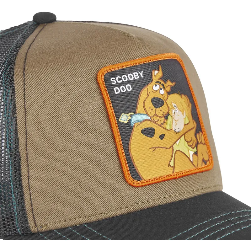 capslab-sbd2-braune-und-schwarze-trucker-kappe-scooby-doo-und-shaggy-rogers