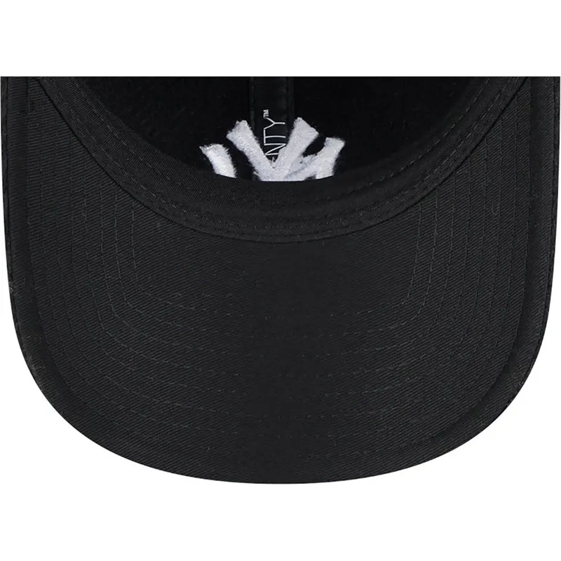 cepice-zaoblena-cerna-nastavitelny-9twenty-herringbone-new-york-yankees-mlb-new-era