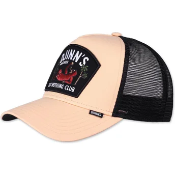 Čepice zaoblená žádné zvíře béžová snapback Do Nothing Club HFT DNC Sloth Djinns