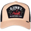 beige-und-schwarze-trucker-kappe-do-nothing-club-hft-dnc-sloth-von-djinns