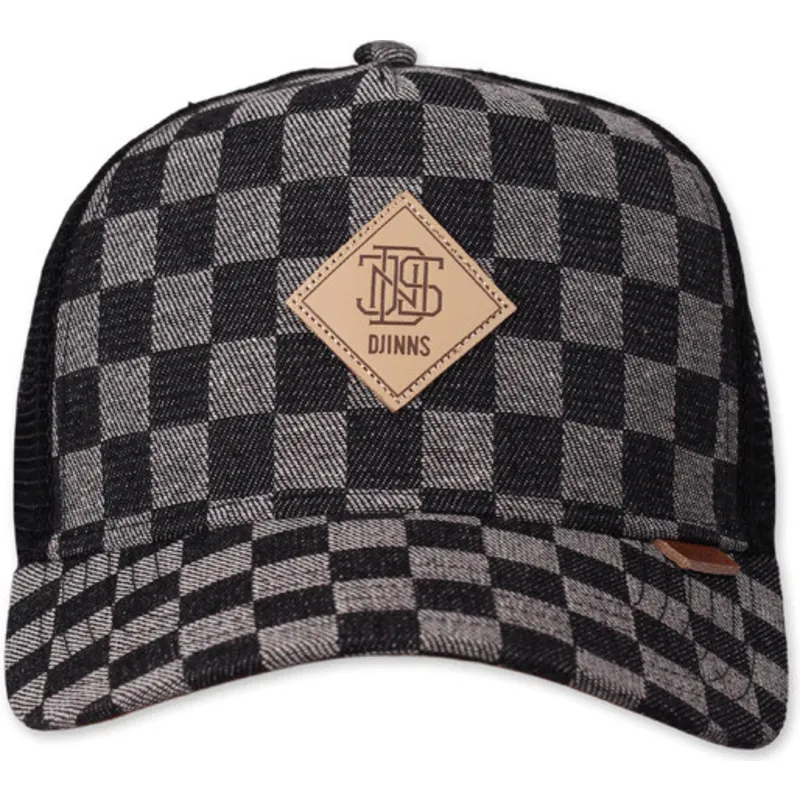 cepice-zaoblena-cerna-snapback-hft-denim-check-djinns cepice-zaoblena-cerna-snapback-hft-denim-check-djinns