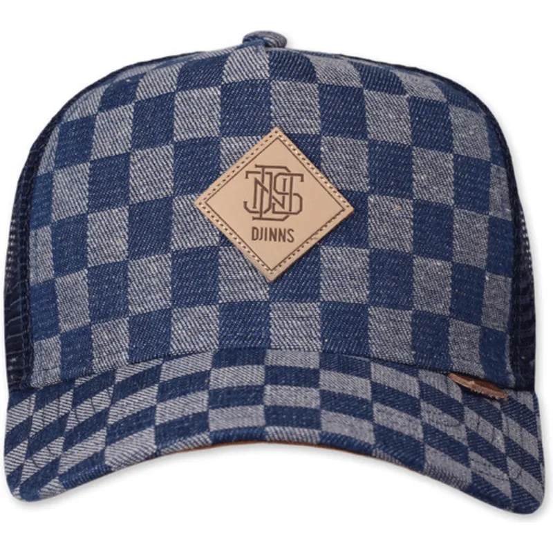 cepice-zaoblena-modra-snapback-hft-denim-check-djinns