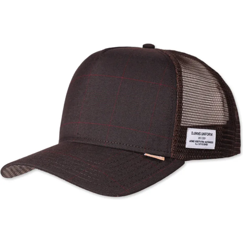 cepice-zaoblena-zadne-zvire-hneda-snapback-hft-glencheck-djinns