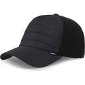 djinns-hft-puffy-nylon-schwarze-snapback-cap-mit-gebogenem-schirm