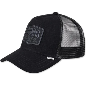 Schwarze Trucker-Kappe Hippy Canvas HFT von Djinns
