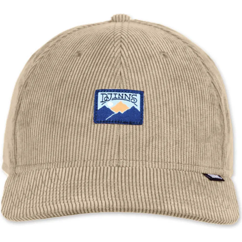 cepice-zaoblena-bezova-snapback-mountains-truefit-cord-djinns