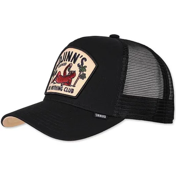 Čepice zaoblená žádné zvíře černá snapback Do Nothing Club HFT DNC Sloth Djinns