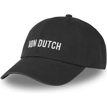 Ρυθμιζόμενο μαύρο καπέλο με καμπύλη DC B της Von Dutch