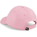 verstellbare-rosa-kinder-cap-mit-gebogenem-schirm-essentials-cat-logo-von-puma