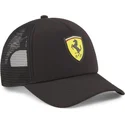 cepice-zaoblena-cerna-snapback-race-ferrari-formula-1-puma