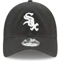 new-era-curved-brim-9twenty-core-classic-chicago-white-sox-mlb-black-adjustable-cap