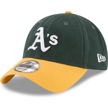 Cap zaoblená green adjustable strap 9TWENTY Core Classic Oakland Athletics MLB New Era
