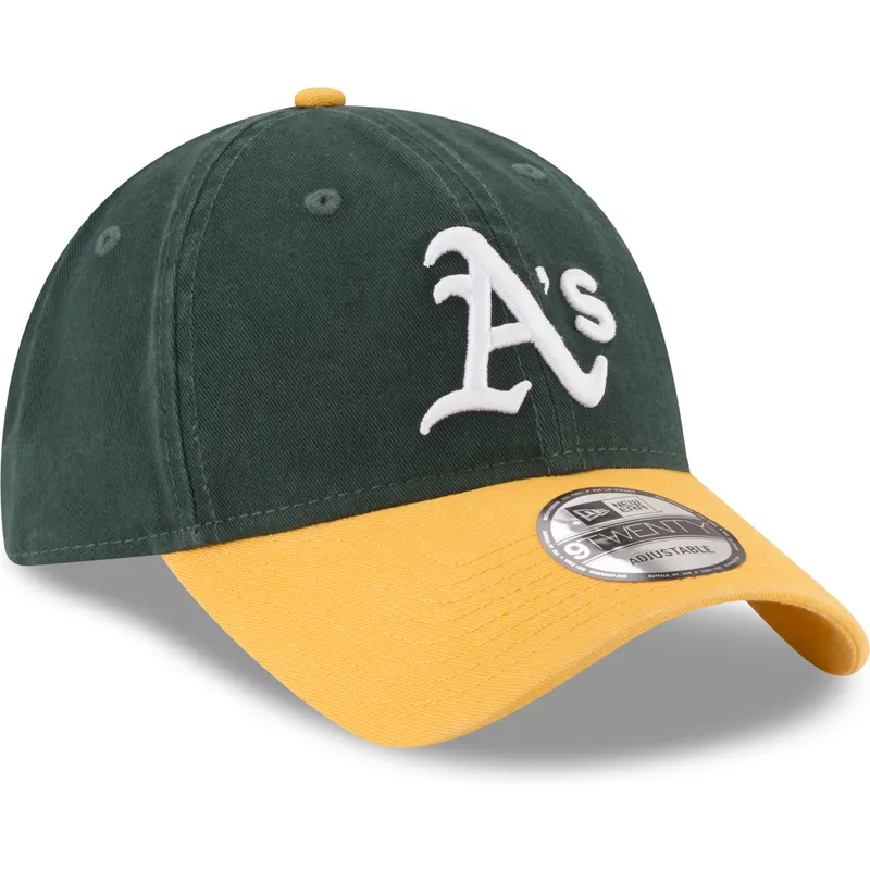 cepice-zaoblena-zelena-nastavitelny-pasek-9twenty-core-classic-oakland-athletics-mlb-new-era