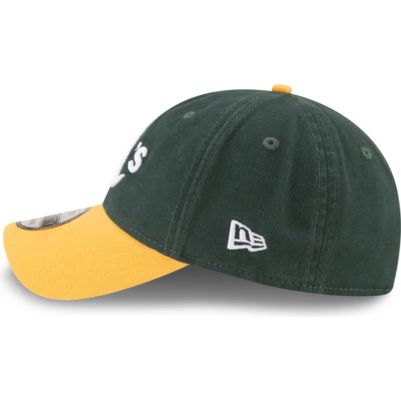 cepice-zaoblena-zelena-nastavitelny-pasek-9twenty-core-classic-oakland-athletics-mlb-new-era