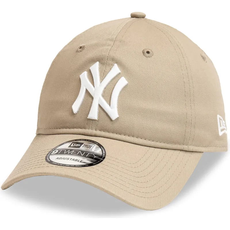 justerbar-ljusbrun-kurvkeps-9twenty-league-essential-new-york-yankees-mlb-fran-new-era