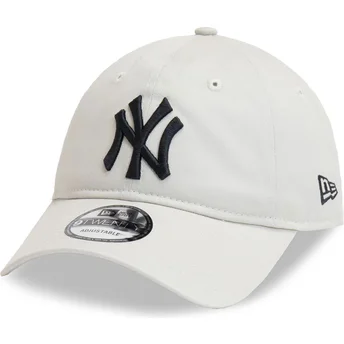 Čepice zaoblená béžová nastavitelný 9TWENTY League Essential New York Yankees MLB New Era