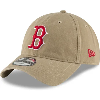 Čepice zaoblená hnědá nastavitelný 9TWENTY Core Classic Boston Red Sox MLB New Era