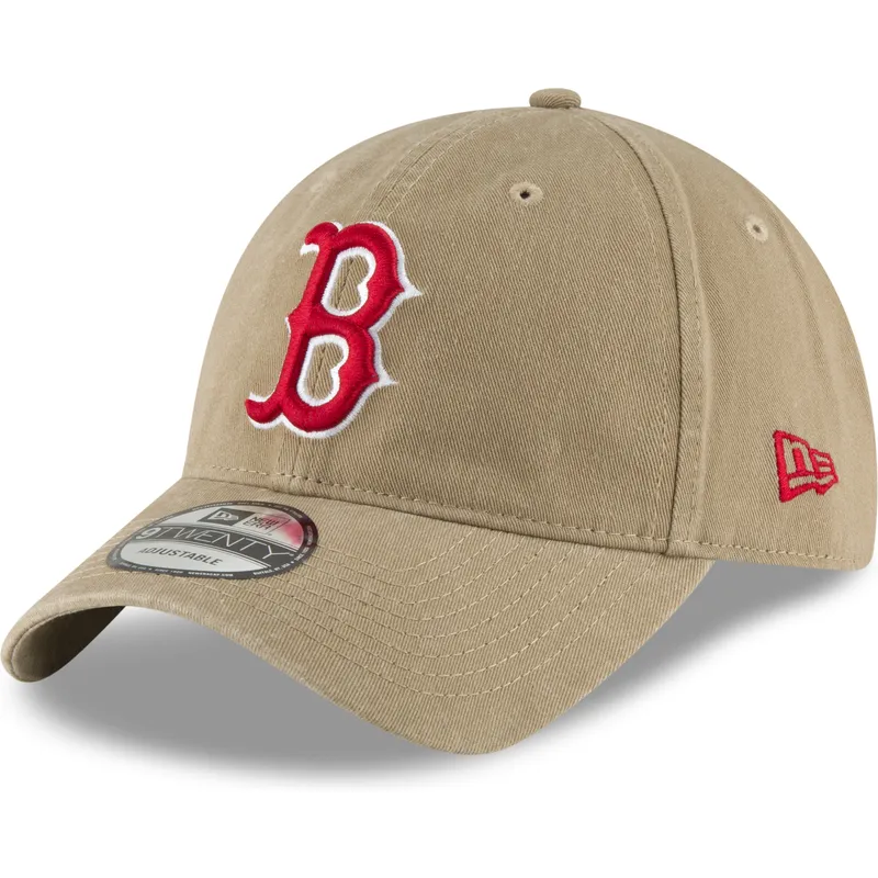 cepice-zaoblena-hneda-nastavitelny-9twenty-core-classic-boston-red-sox-mlb-new-era
