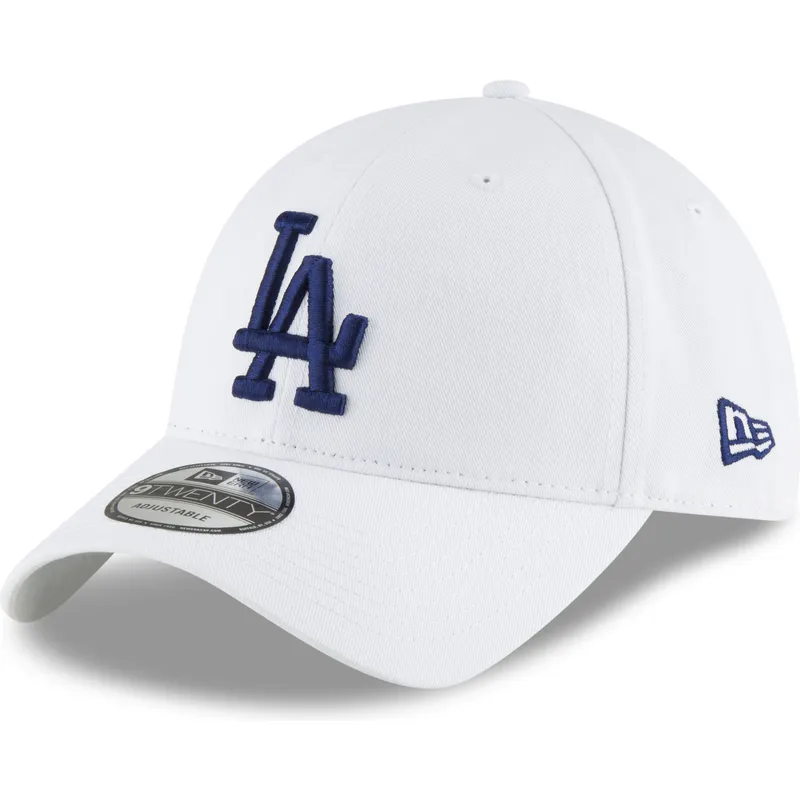 vit-justerbar-bojd-keps-med-bla-logotyp-9twenty-core-classic-los-angeles-dodgers-mlb-fran-new-era