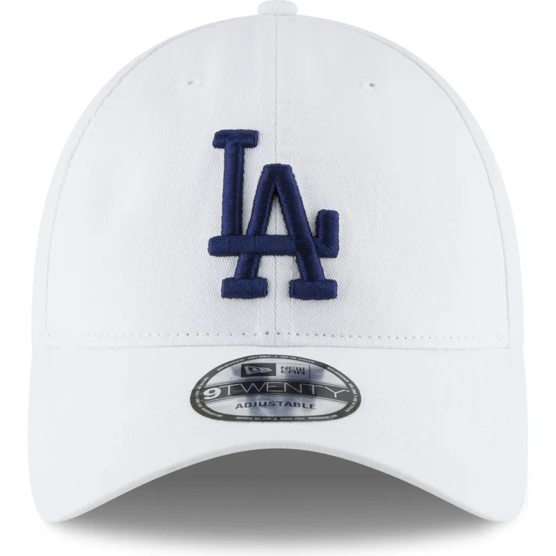 vit-justerbar-bojd-keps-med-bla-logotyp-9twenty-core-classic-los-angeles-dodgers-mlb-fran-new-era