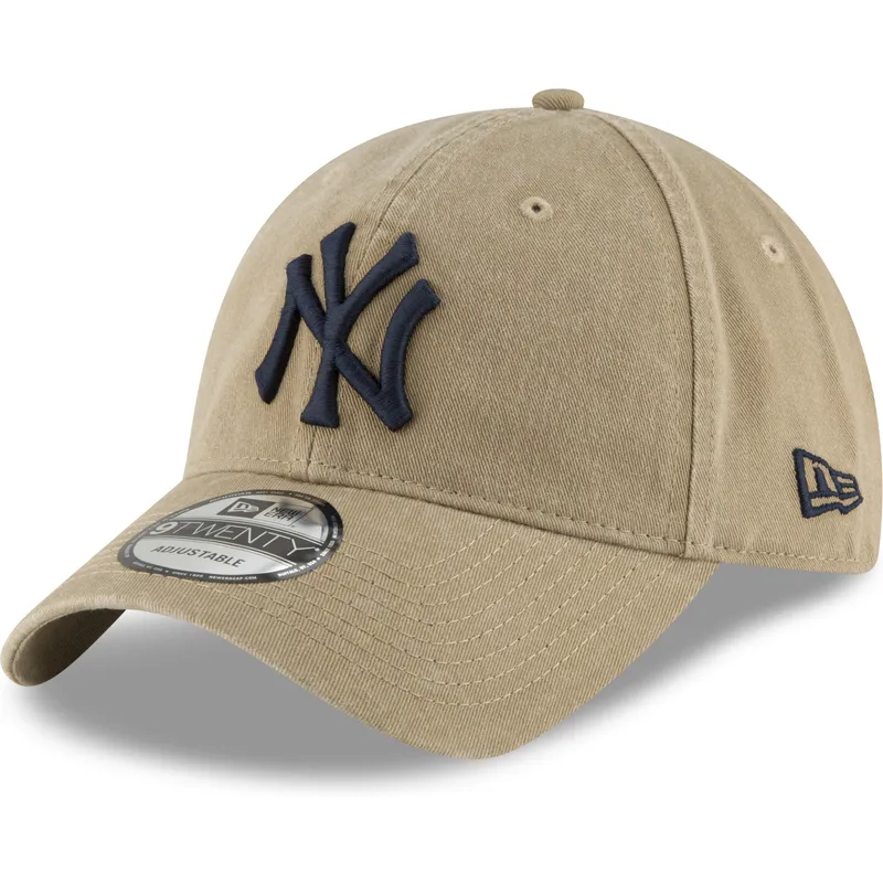 cap-zaoblena-brown-adjustable-strap-claro-9twenty-core-classic-new-york-yankees-mlb-new-era
