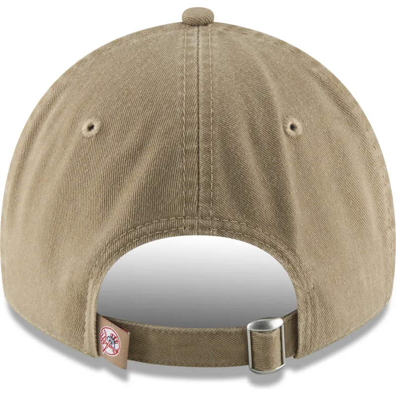 cap-zaoblena-brown-adjustable-strap-claro-9twenty-core-classic-new-york-yankees-mlb-new-era