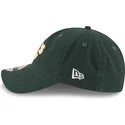 verstellbare-grune-kappe-mit-gebogenem-schirm-9twenty-core-classic-der-oakland-athletics-mlb-von-new-era