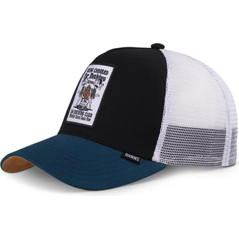 Gorra Trucker Schwarz, Weiß und Blau Being Cheered HFT von Djinns