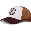 djinns-hft-coffee-club-weisse-braune-und-weinrote-trucker-cap