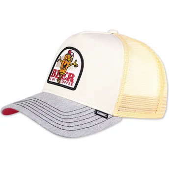 Čepice zaoblená žádné zvíře bílá snapback Food Beer Coffee HFT Djinns
