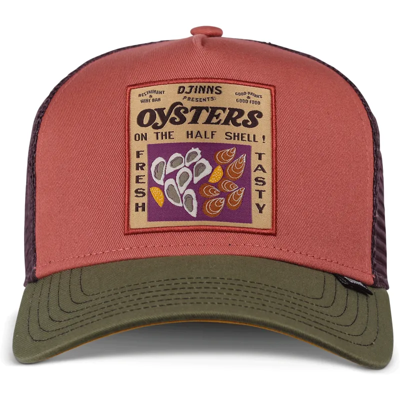 cepice-zaoblena-cervena-snapback-food-oysters-hft-djinns