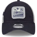 new-era-new-york-yankees-mlb-9twenty-stripe-trucker-cap-in-marineblau-und-weiss
