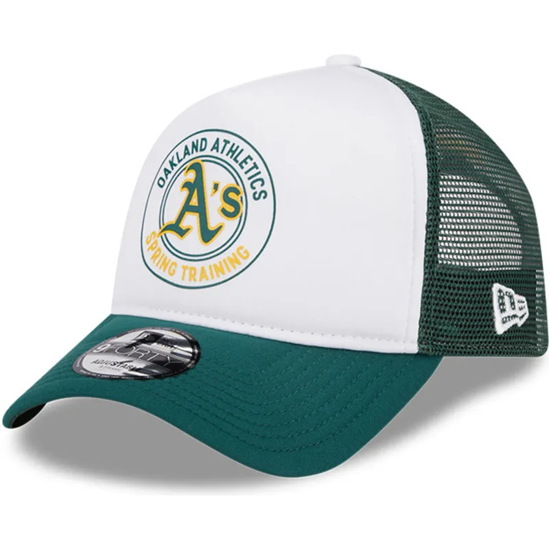 cepice-zaoblena-zelena-snapback-9forty-a-frame-circle-oakland-athletics-mlb-new-era