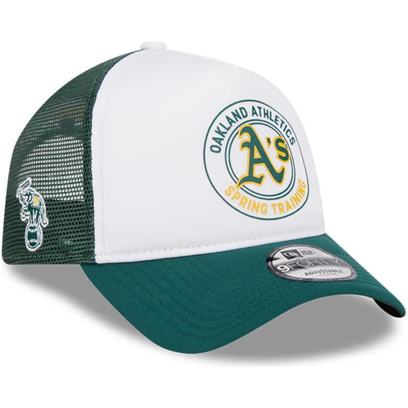 cepice-zaoblena-zelena-snapback-9forty-a-frame-circle-oakland-athletics-mlb-new-era