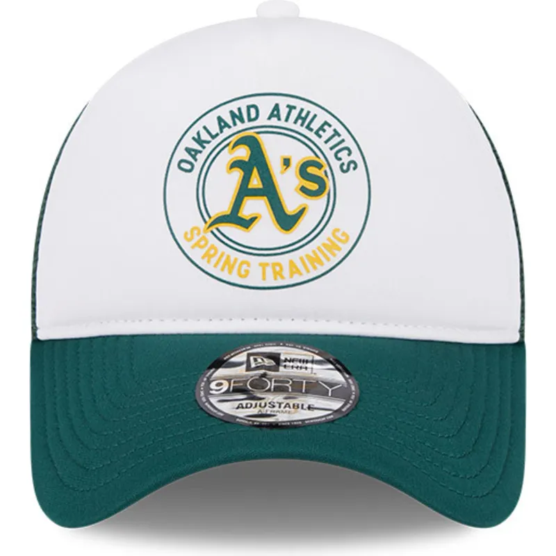 cepice-zaoblena-zelena-snapback-9forty-a-frame-circle-oakland-athletics-mlb-new-era