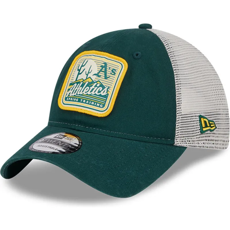 cepice-zaoblena-zelena-snapback-9twenty-stripe-oakland-athletics-mlb-new-era