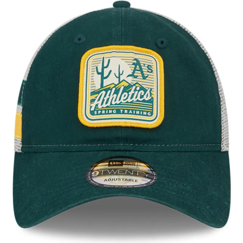 cepice-zaoblena-zelena-snapback-9twenty-stripe-oakland-athletics-mlb-new-era