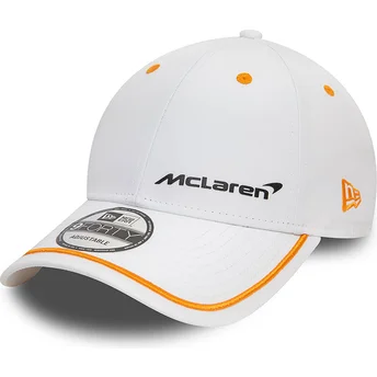 cepice-zaoblena-bila-nastavitelny-9forty-contrast-piping-mclaren-racing-formula-1-new-era