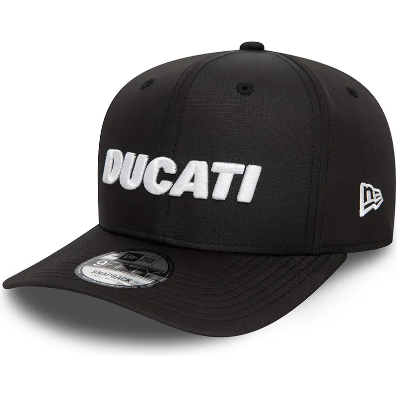 cepice-zaoblena-cerna-snapback-9fifty-ripstop-ducati-motor-motogp-new-era