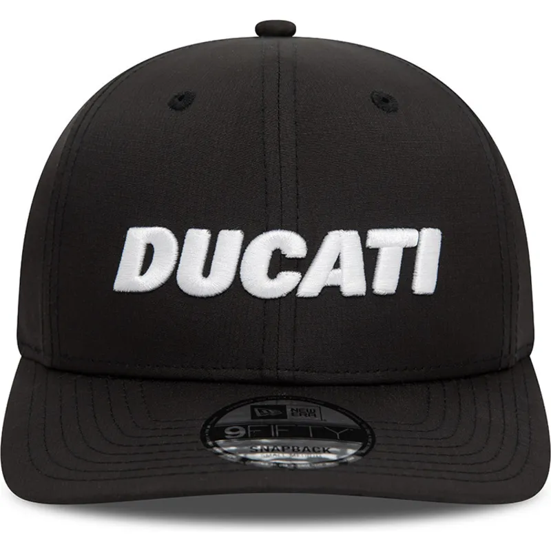 cepice-zaoblena-cerna-snapback-9fifty-ripstop-ducati-motor-motogp-new-era
