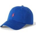 blaue-verstellbare-curved-cap-mit-rotem-logo-cotton-chino-classic-sport-von-polo-ralph-lauren