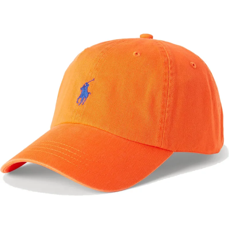 cepice-zaoblena-oranzova-nastavitelny-cotton-chino-classic-sport-polo-ralph-lauren