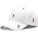 weisse-verstellbare-curved-cap-mit-mehrfarbigem-classic-sport-multi-logo-von-polo-ralph-lauren