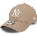 cepice-zaoblena-hneda-nastavitelny-9forty-league-essential-new-york-yankees-mlb-new-era